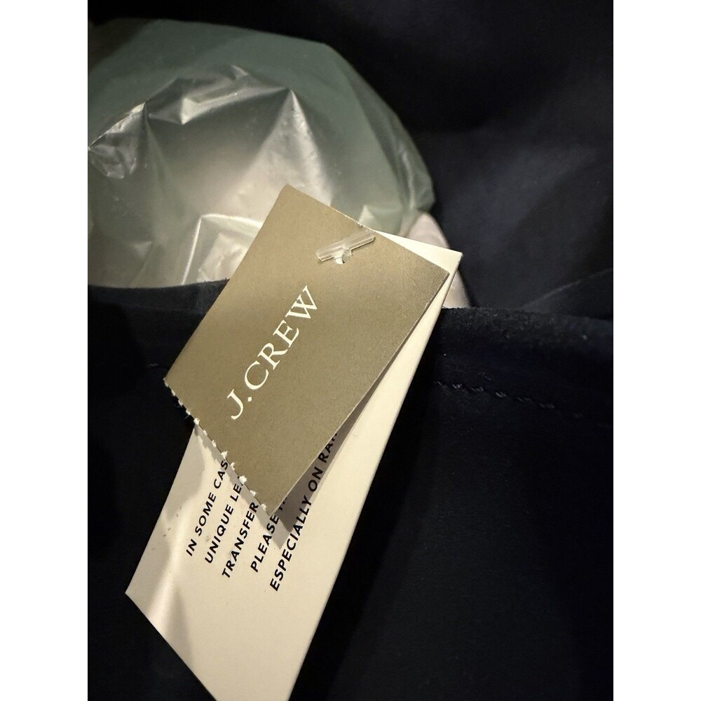 J.Crew Berkeley Bucket Bag Tote in Suede Midnight Indigo Navy Purse NWT - Picture 4 of 5